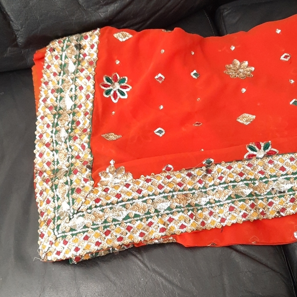 Sari and top - Picture 2 of 4